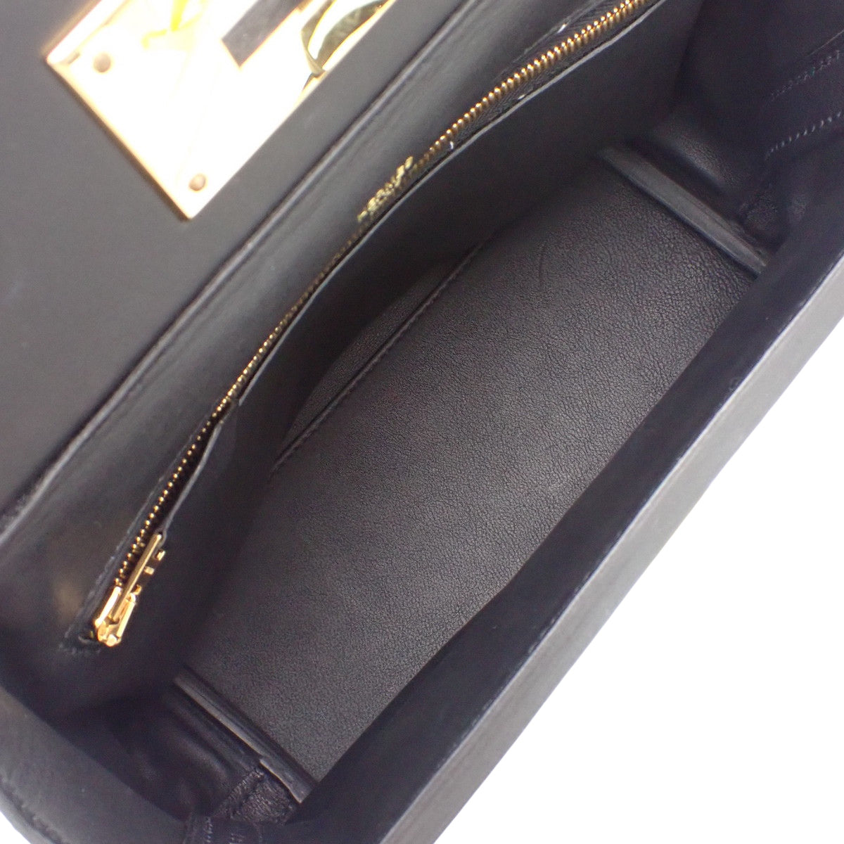 Sac Vanquish Mini 21 Veau Volupto Swift leather Black Gold hardware U stamp