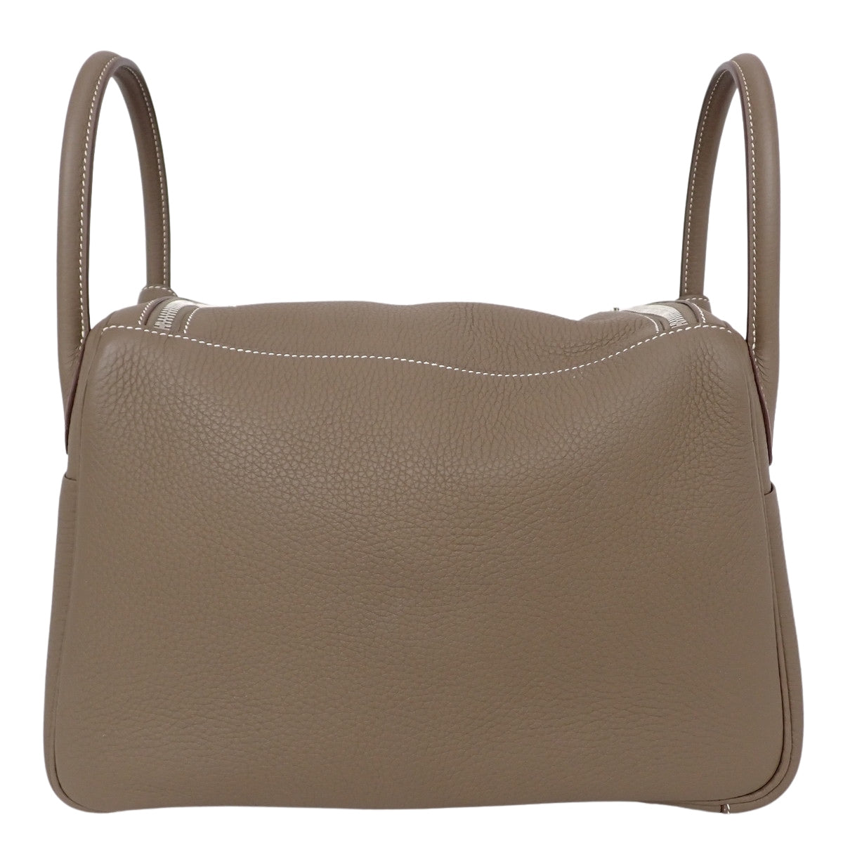 Lindy 30 Taurillon Clemence Etoupe/Etoupe Silver Hardware B stamp