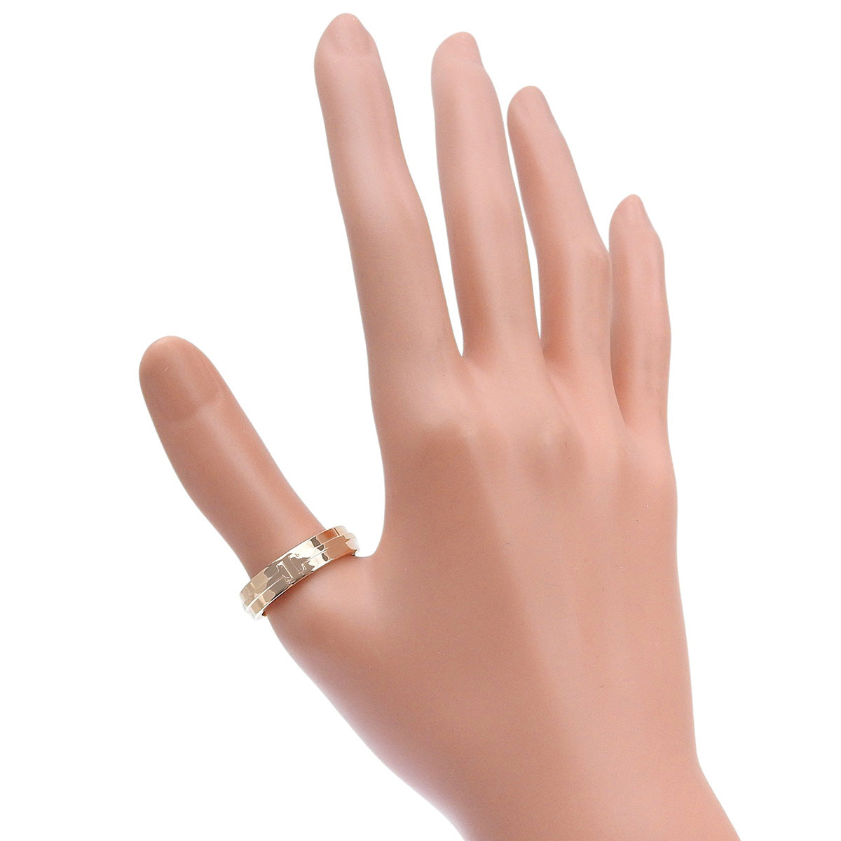 T Narrow Ring, Pink Gold, K18PG, Size 21 (61), 11.0g