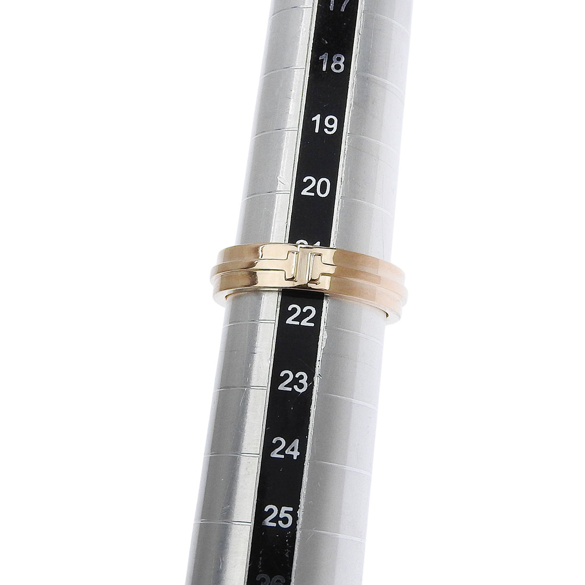 T Narrow Ring, Pink Gold, K18PG, Size 21 (61), 11.0g