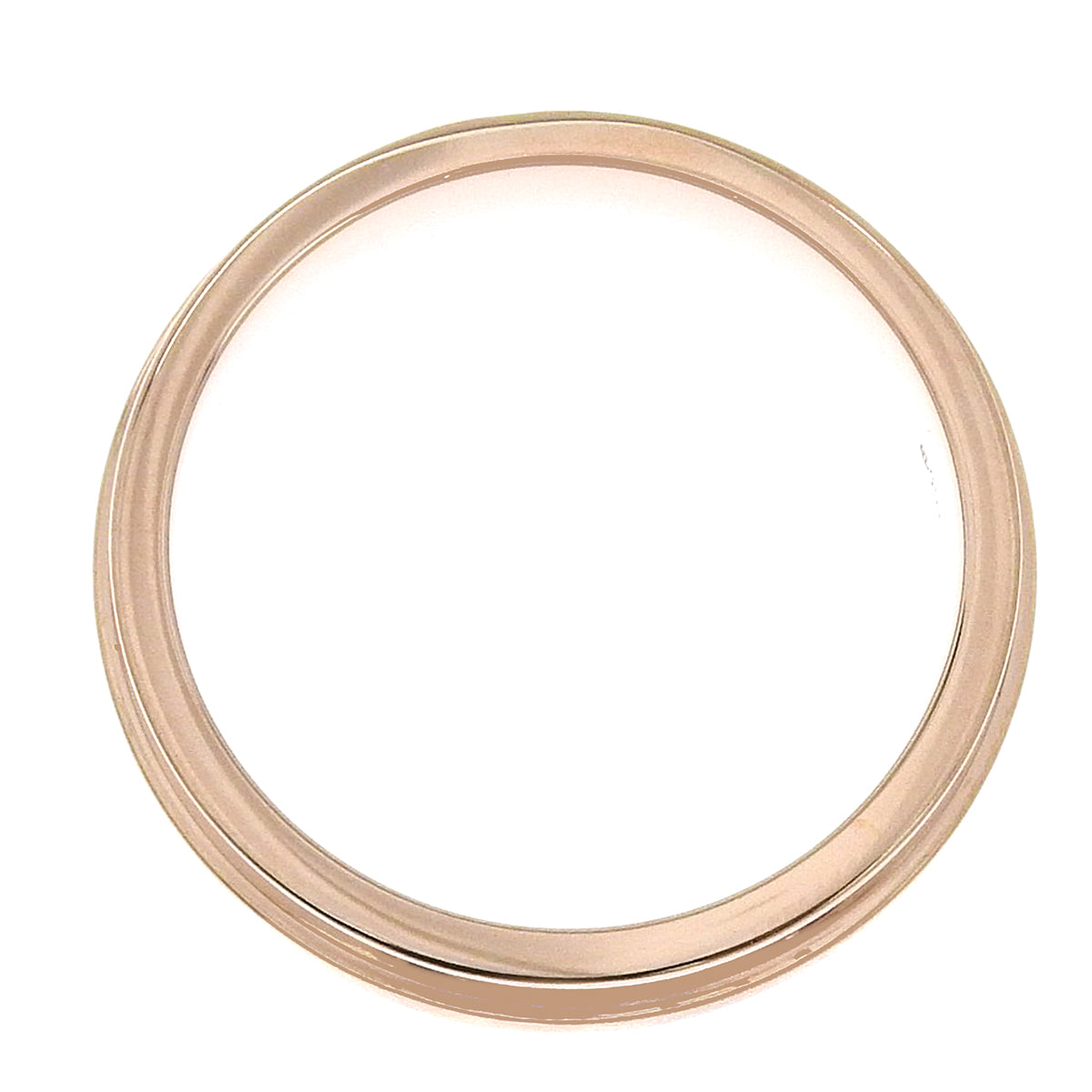 T Narrow Ring, Pink Gold, K18PG, Size 21 (61), 11.0g