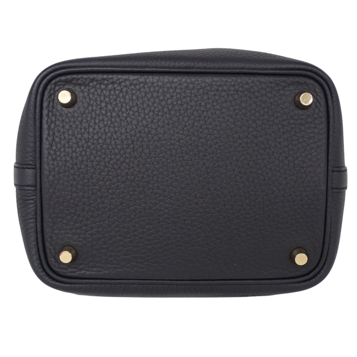 Picotin Lock PM, Taurillon Clemence, Black, Gold Hardware