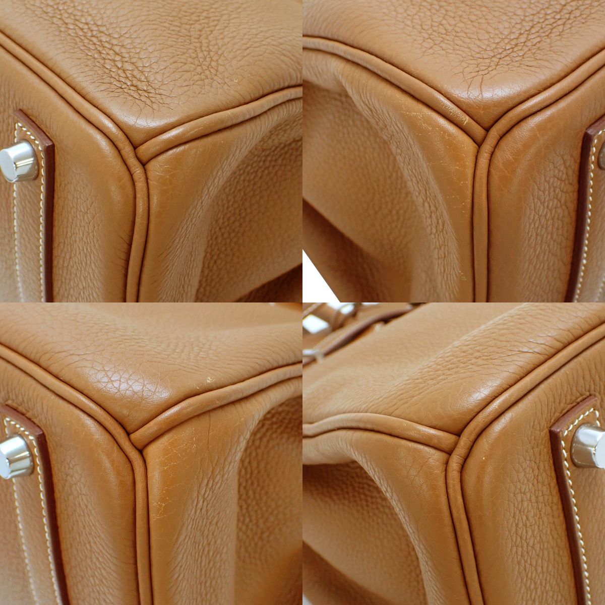 バーキン35 トリヨンクレマンス パラジウム金具 ゴールド シルバー金具 □L刻印