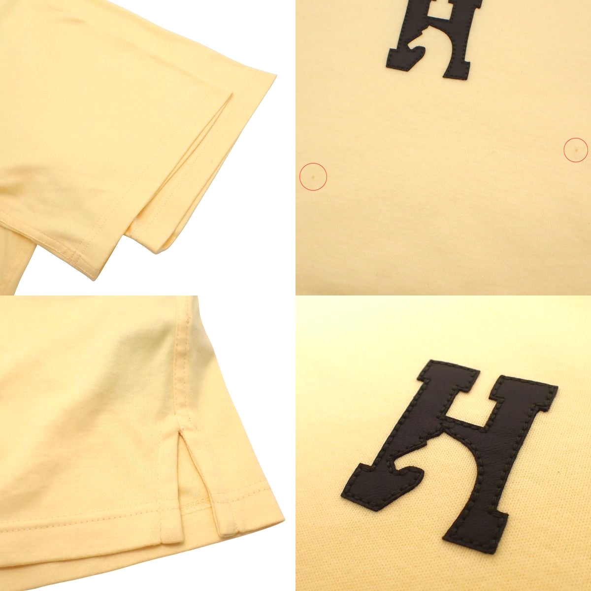 Tシャツ ミニレザーパッチ アッシュヴァル 2026年 M