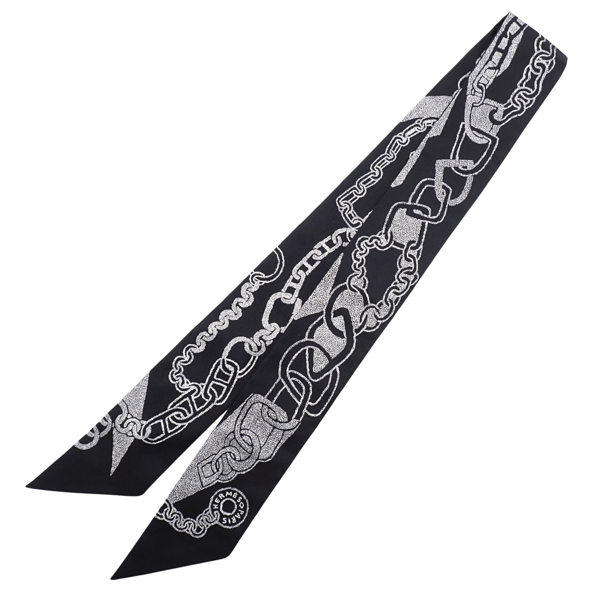 Boucles et Maillons Twilly Silk Black/White H064367S 09