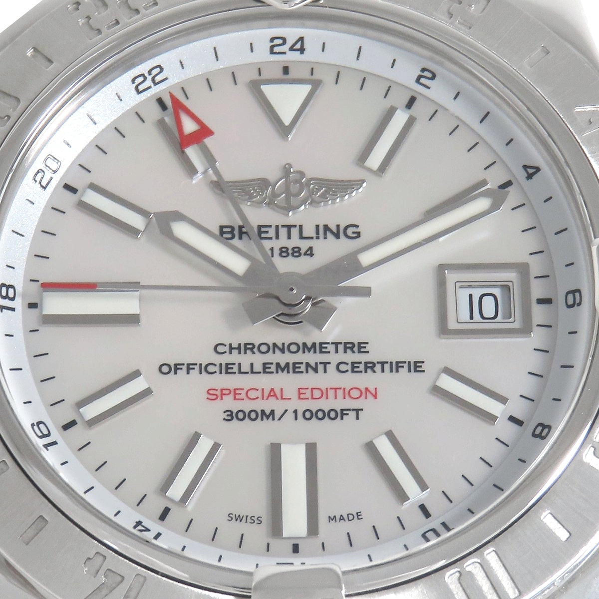 Avenger II GMT A32390 SS White Dial White Automatic Men's