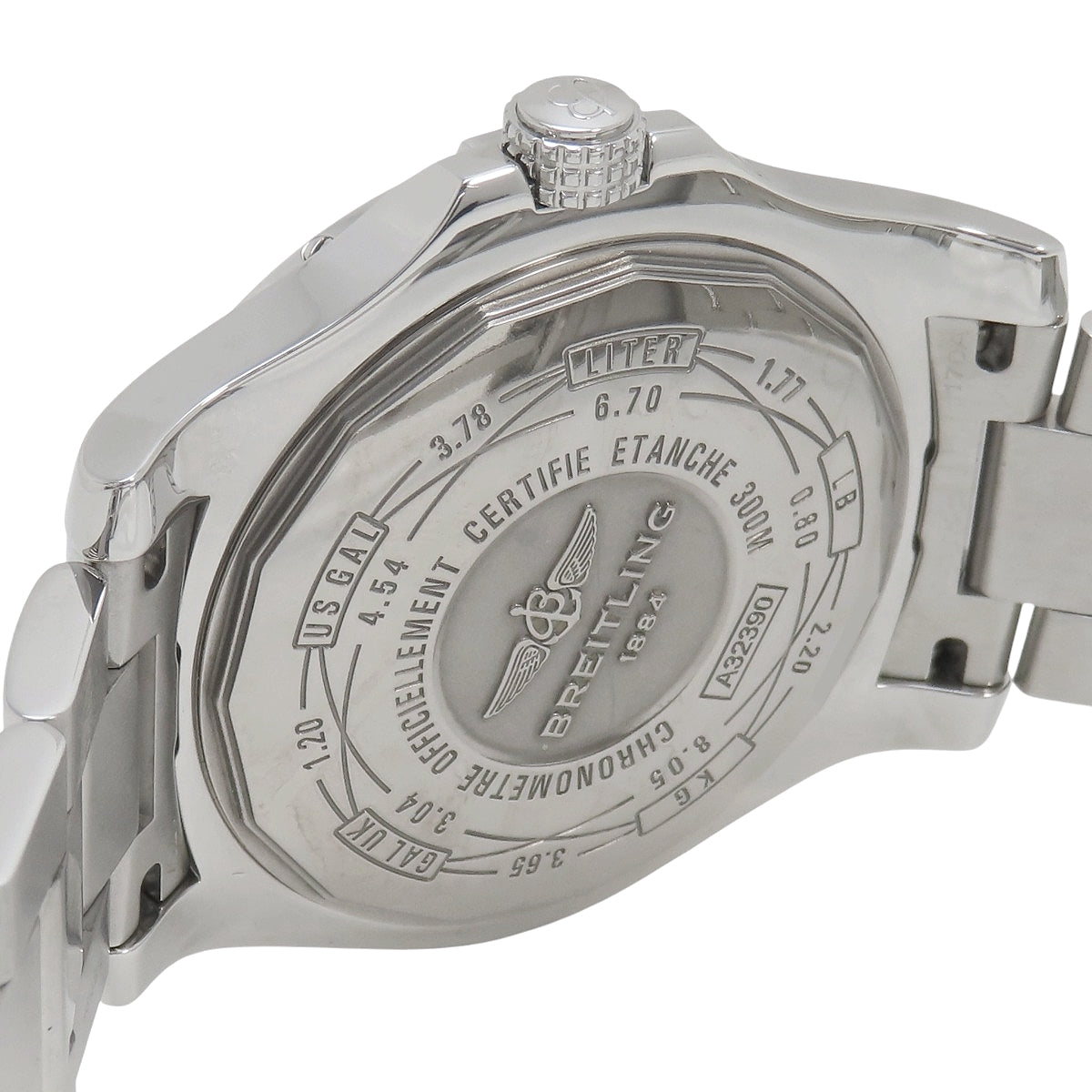 アベンジャーII GMT A32390 SS ホワイトシェル文字盤 ホワイト 自動巻き メンズ