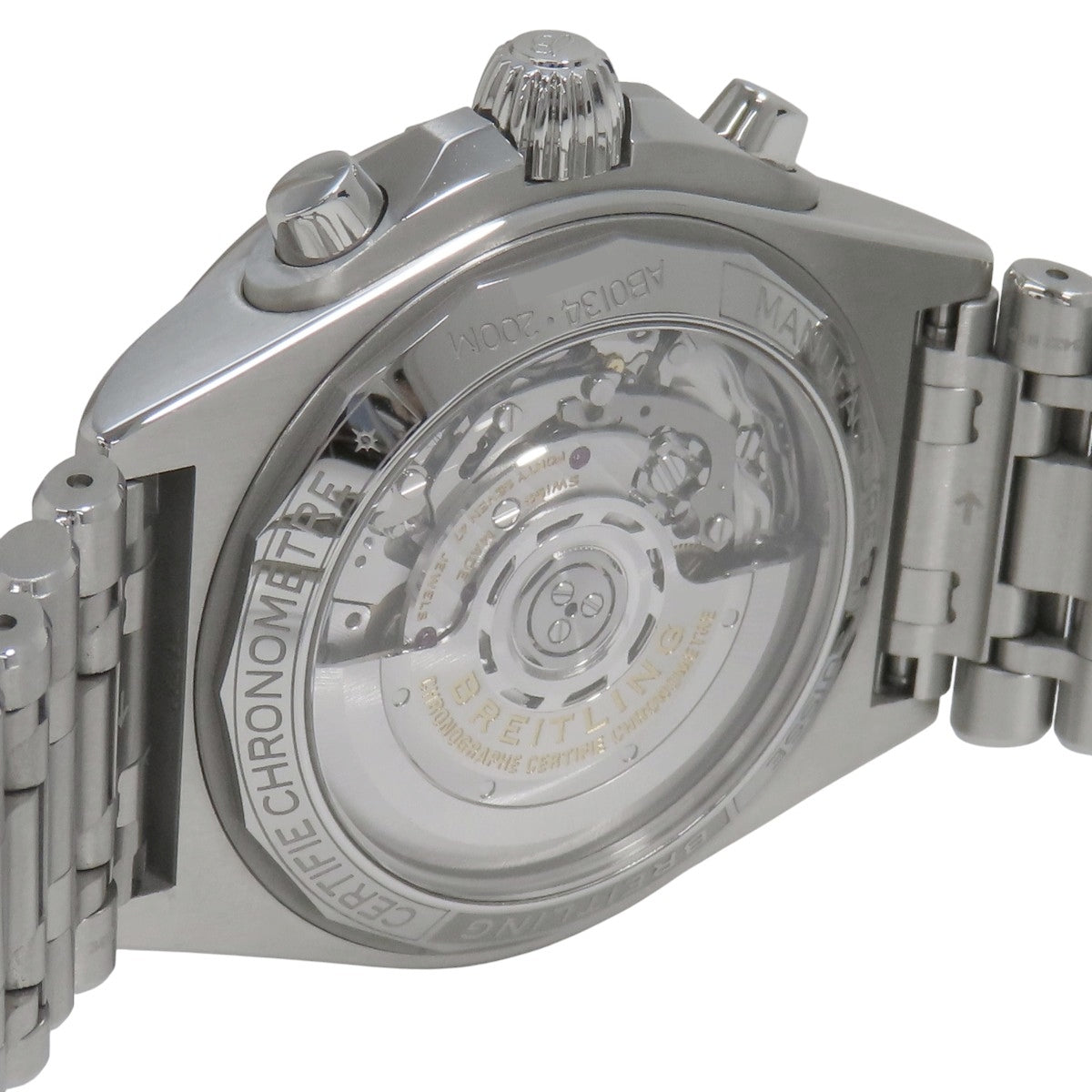 クロノマット B01 42 AB0134 SS ブルー 自動巻き メンズ