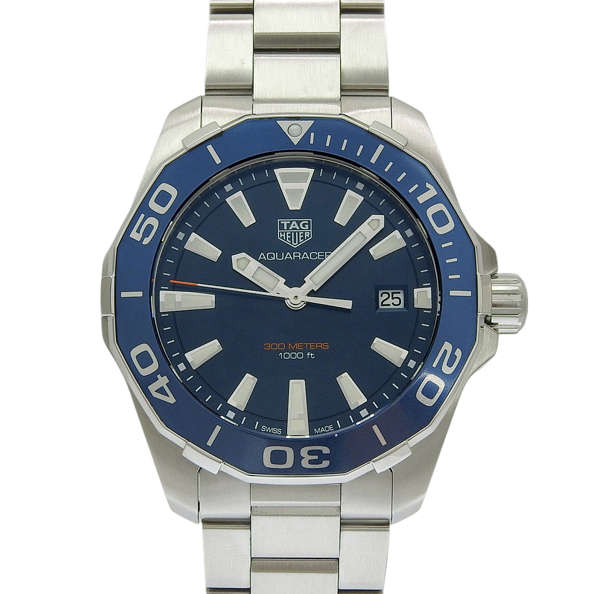 Aqua Racer WAY111C.BA0928 SS Blue Quartz Men's