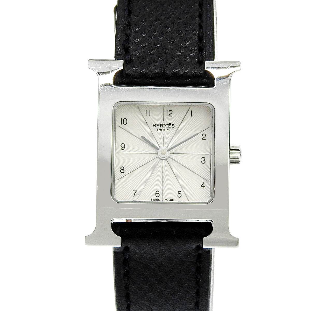 H Watch HH1.210 SS/Leather Silver Quartz Ladies