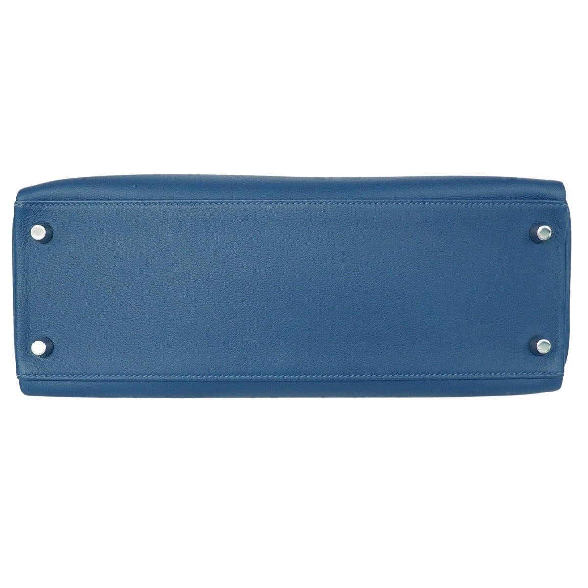 ケリー32(内縫い) エバーカラー ブルードプリュス/コルヴェール シルバー金具 D刻印