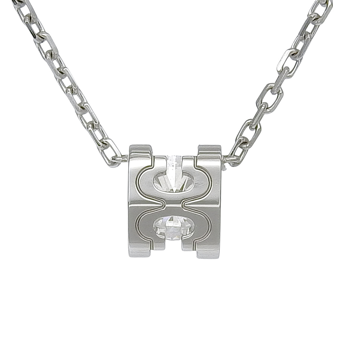 Cartier C de Cartier Necklace, Diamond D0.23ct, 18K White Gold, 2.6g