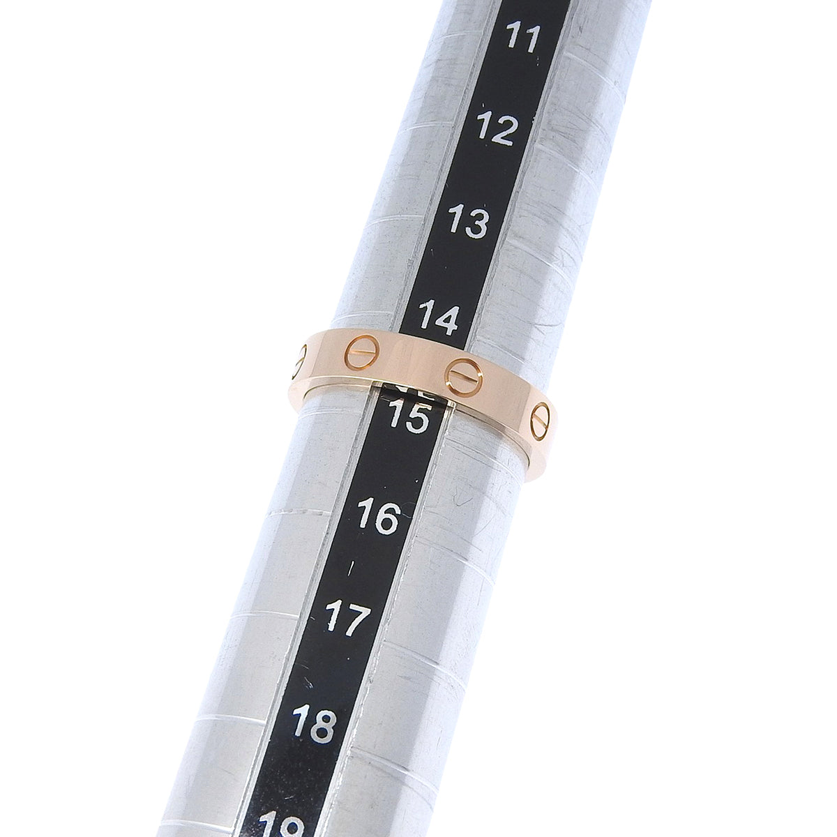 CARTIER(カルティエ) ラブコレクション LOVEリング スモールモデル ダイヤモンド B4050700 ピンクゴールド K18PG 55 4.8g 指輪 ラブリング 1PD ジュエリー レディース 40802215035【中古】【アラモード】