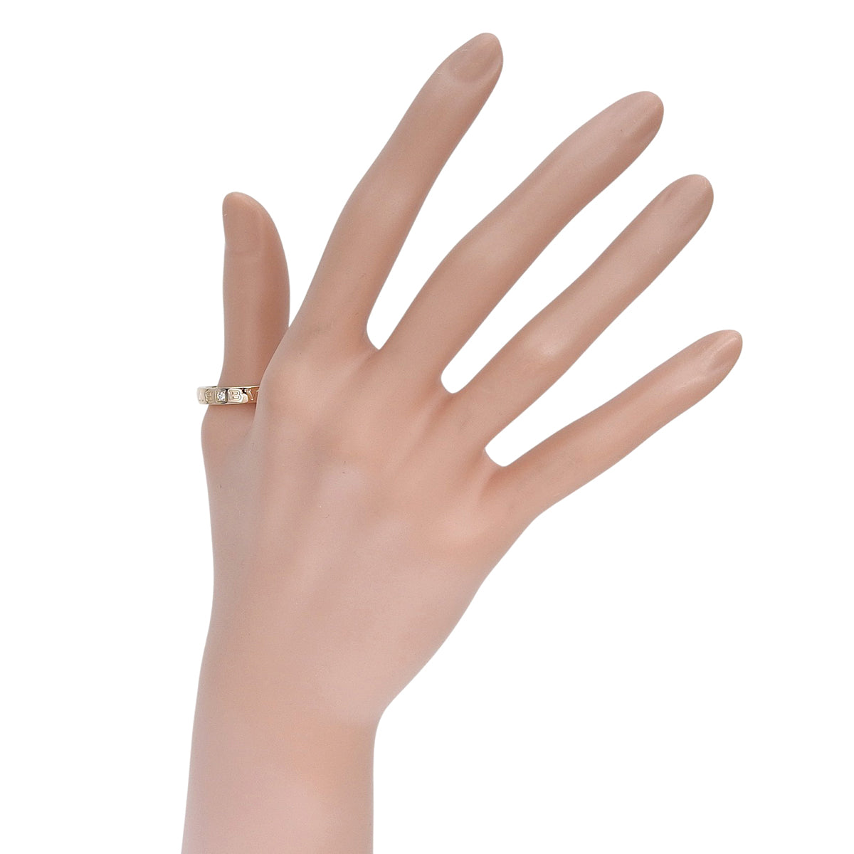 B.zero1 Essential Ring, Diamonds, Pink Gold, 18K PG, Size 61 (US 9.5), 7.7g
