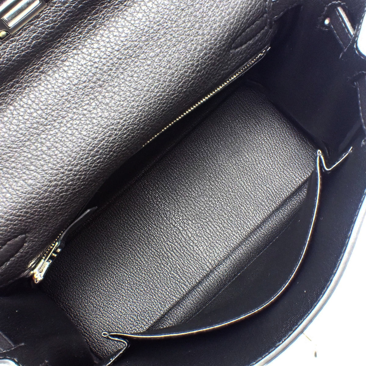 HERMÈS Kelly 25 (Sellier) Togo Leather, Palladium Hardware, Black, Silver Hardware, W Stamp|Vintage Hermès Speciality|Aoyama & Omotesando, Tokyo|ORANGE BOUTIQUE