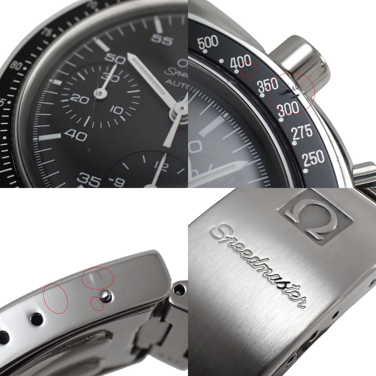 スピードマスター 3510.50 SS ブラック 自動巻き ユニセックス