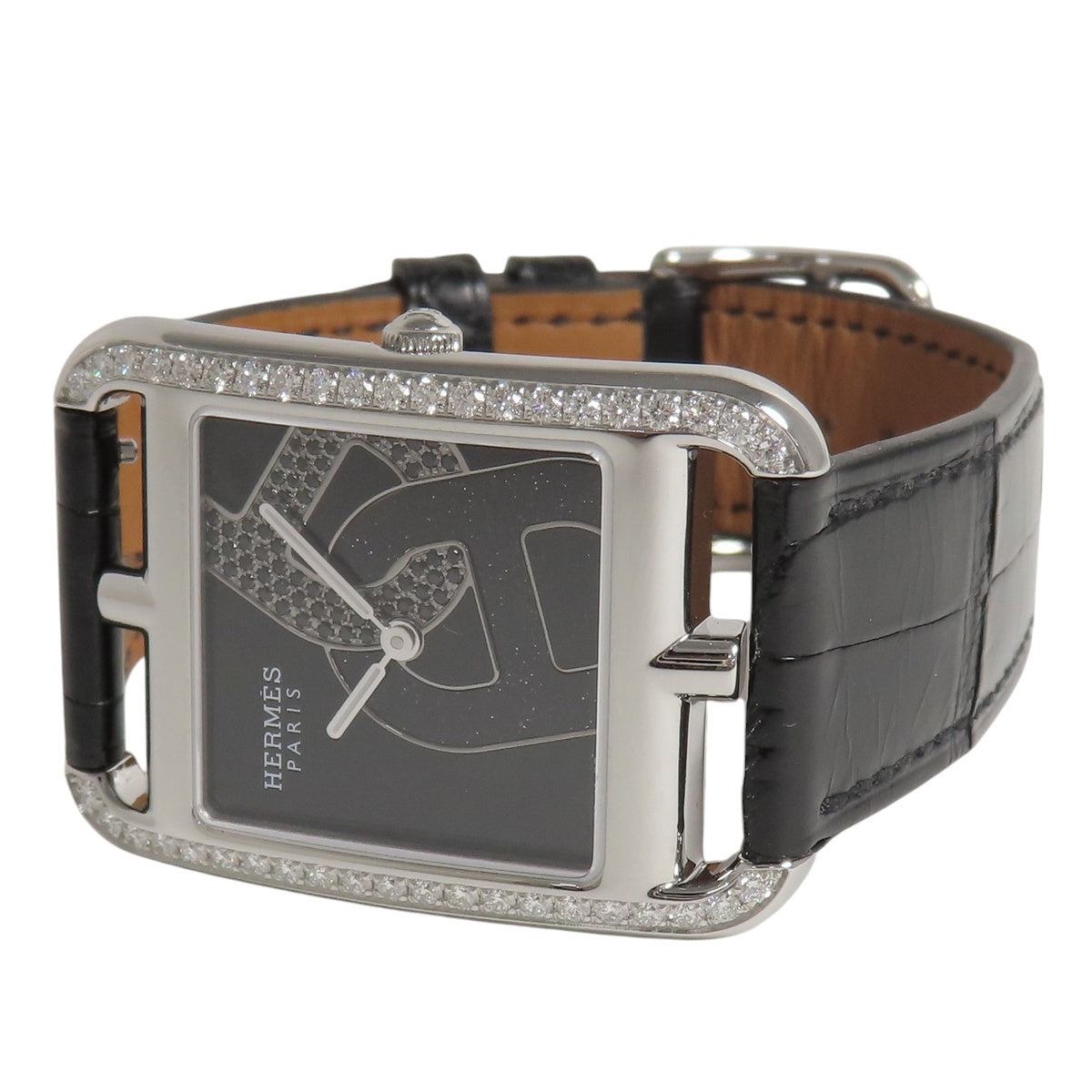Cape Cod CC3.730 SS/Leather Diamond Quartz Women's