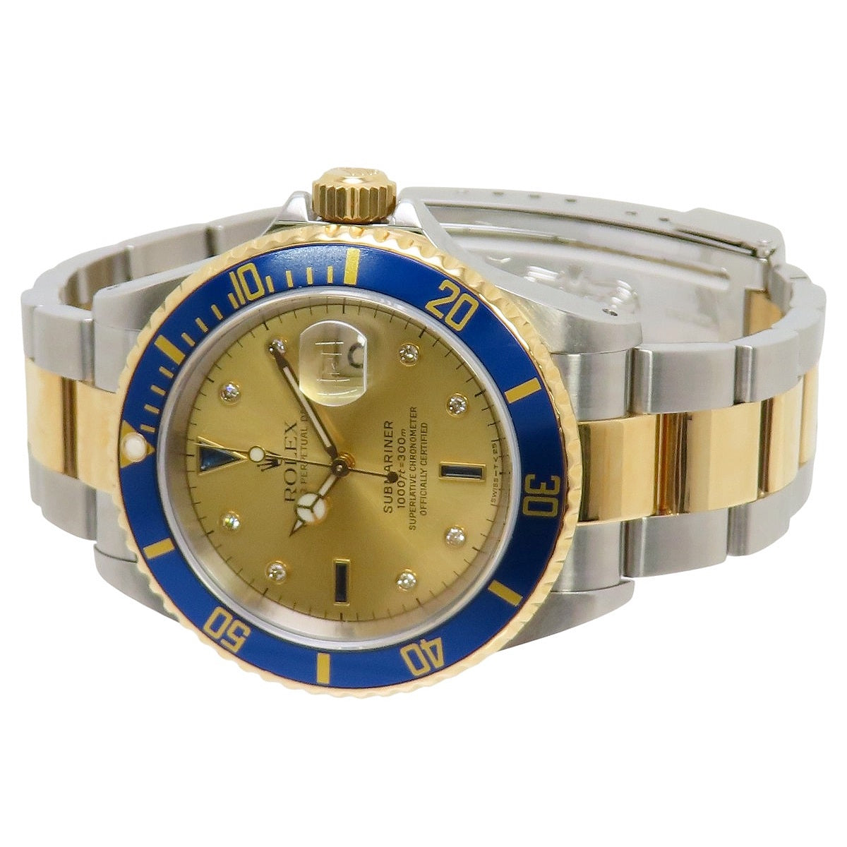 Submariner Date 8PD 16613 YG/SS A-Series Diamond Markers Automatic Men's