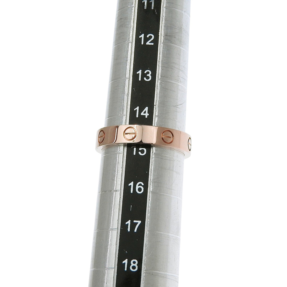 LOVE ring, small model, 1 diamond, 18K pink gold, 55, 4.7g