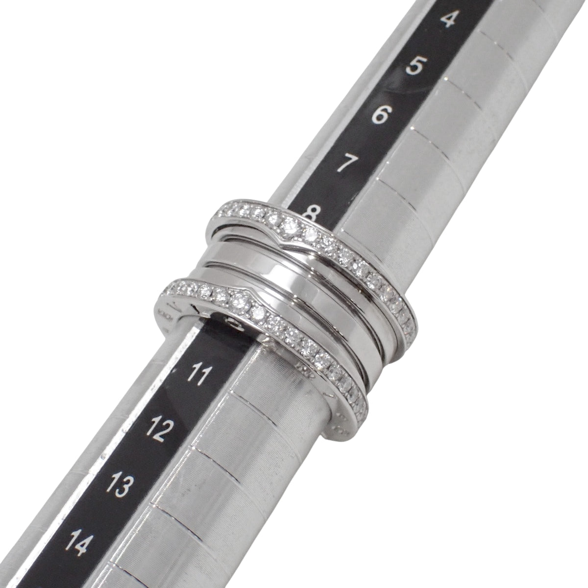 ビー・ゼロワン リング ダイヤモンド K18WG 50 11.4g