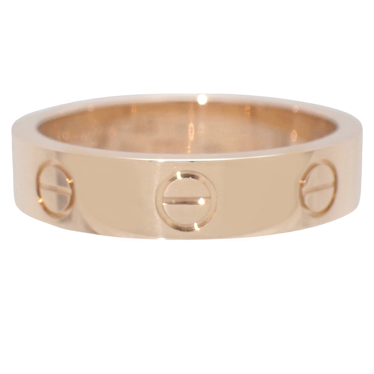 Cartier LOVEリング スモールモデル ダイヤ1石 ダイヤモンド ピンクゴールド K18PG 48 4.2g 1PD
