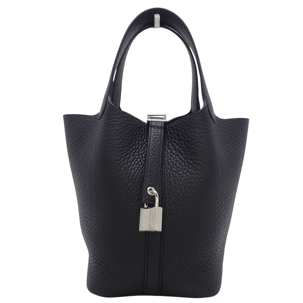 【新品】ピコタンロックPM トリヨンクレマンス パラジウム金具 ブラック シルバー金具 K刻印