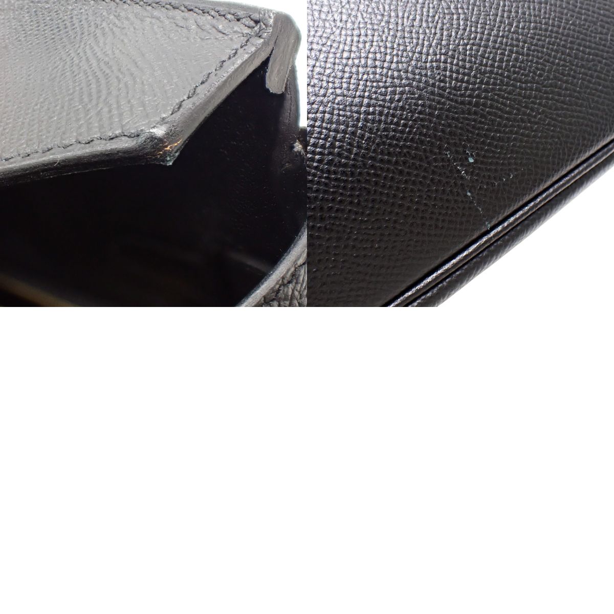 バーキン35 ヴォーエプソン ブラック ゴールド金具 D刻印