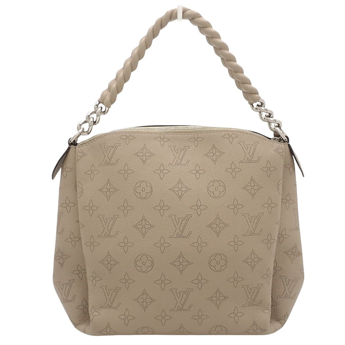 Monogram Mahina Babylone Chain BB, Mahina Leather, Galet, M51224