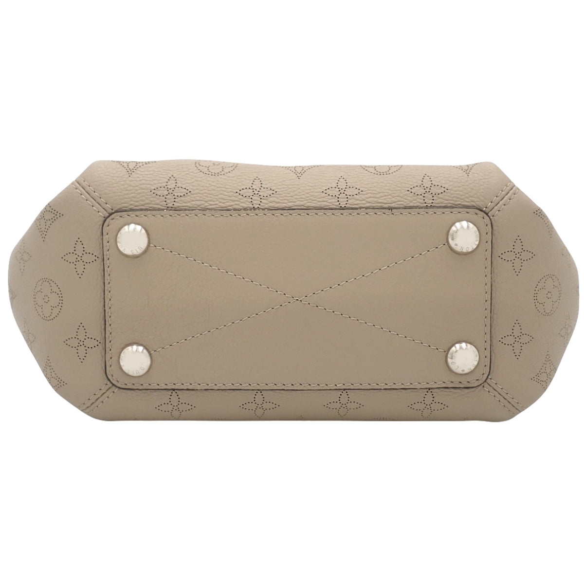 Monogram Mahina Babylone Chain BB, Mahina Leather, Galet, M51224