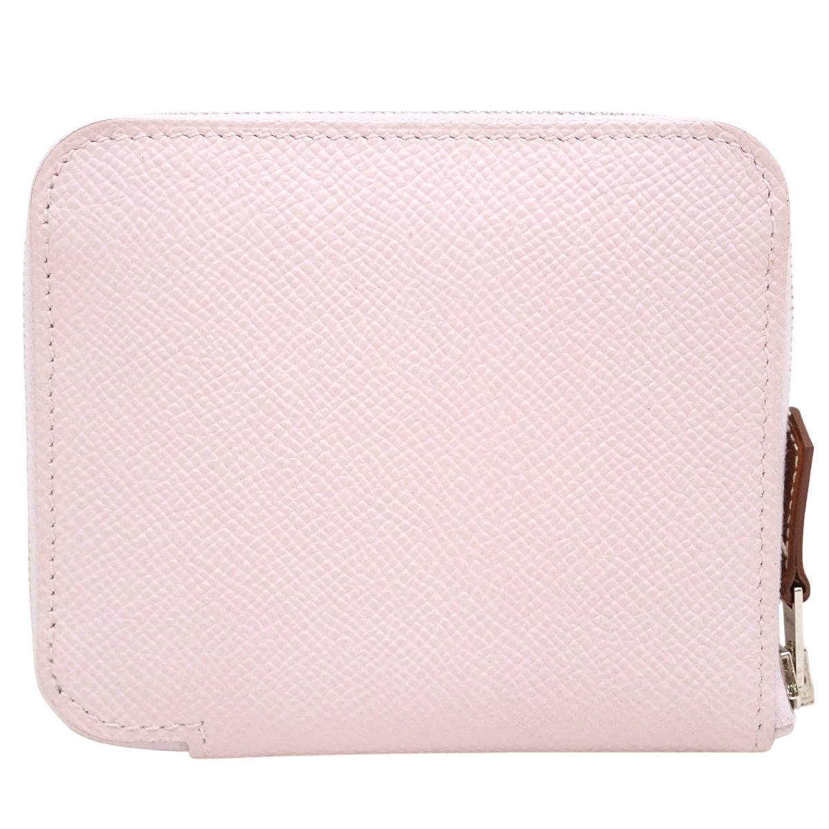 Azap Compact Silkin, Veau Epsom, Palladium Hardware, Mauve Pale, W Stamp