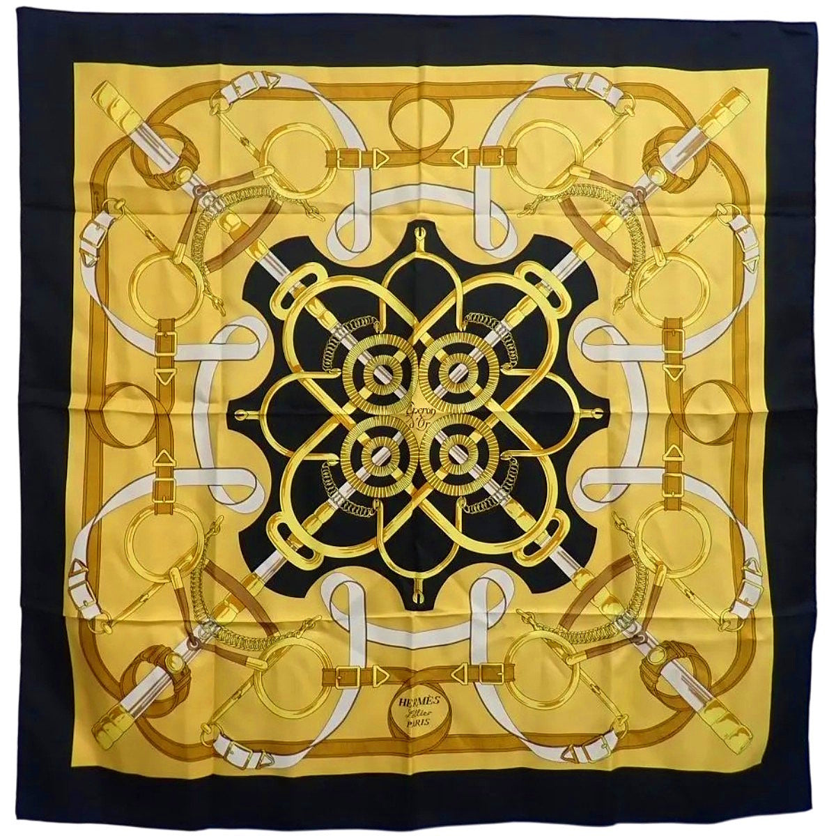 Eperon d'or Golden Spur Carre 90 Silk