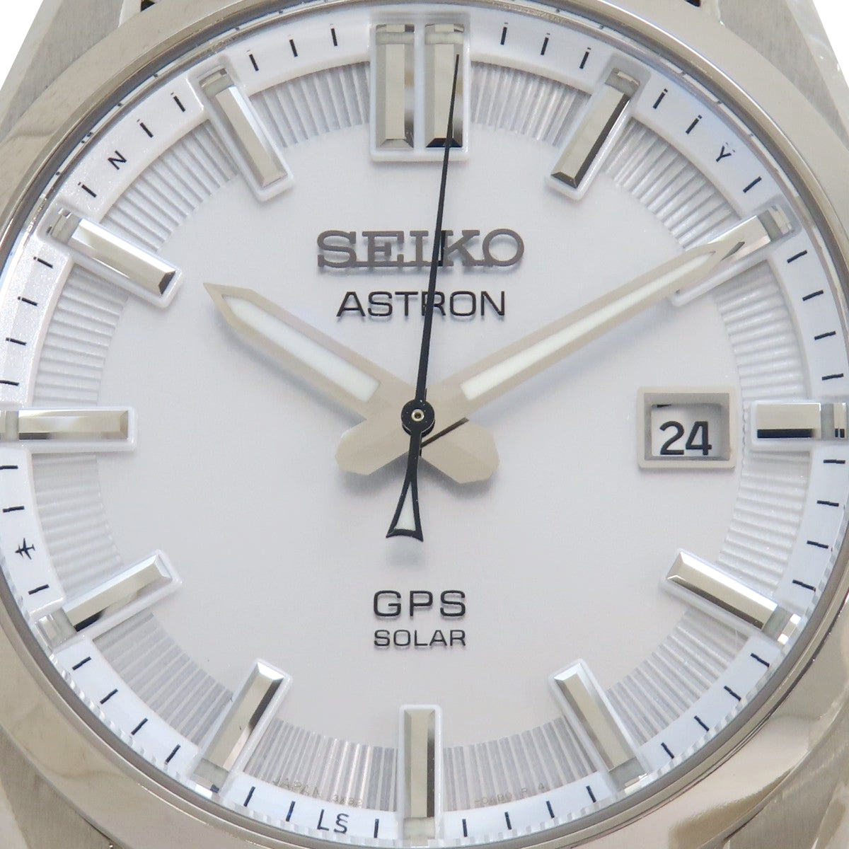 アストロン SBXD031 TI シルバー ソーラー メンズ