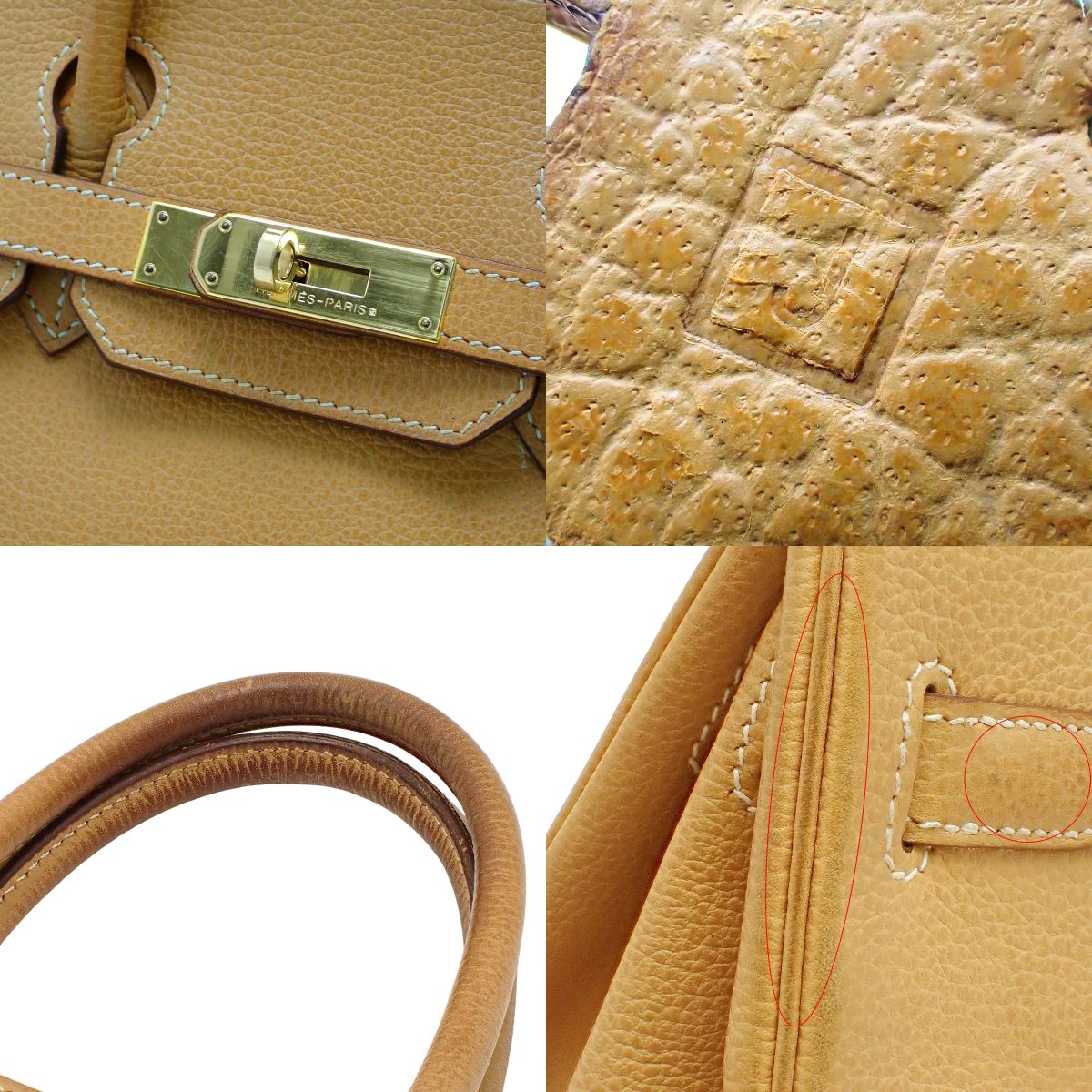 バーキン30 ヴァッシュリエジェ ナチュラル ゴールド金具 □J刻印