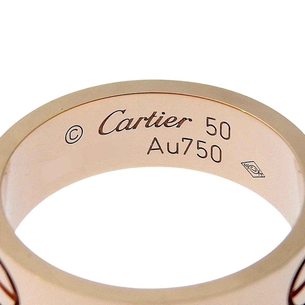 LOVE Ring, Pink Gold, 18K PG, Size 50, 5.5g
