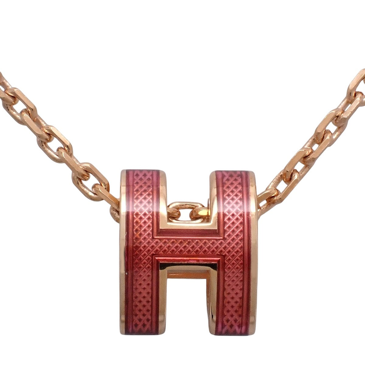 Metal (GP) Mini Pop H Splash Necklace