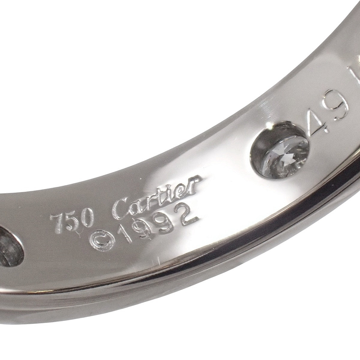 ステラ リング ダイヤモンド ホワイトゴールド K18WG 49 4.5g