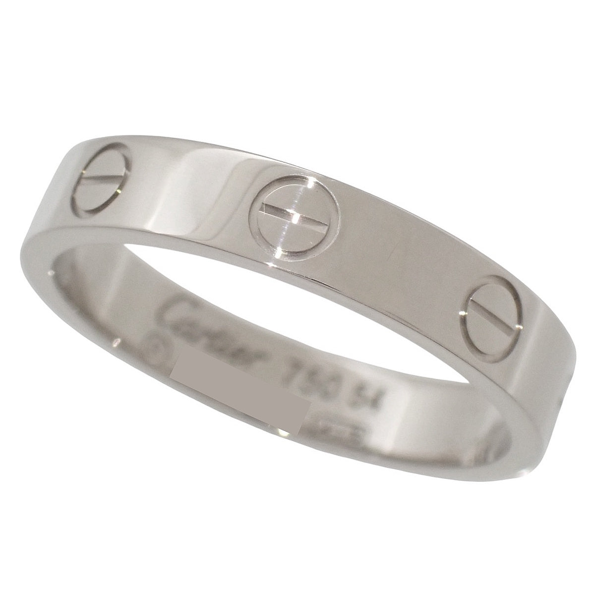 LOVE ring, small model, 18K white gold, size 54, 4.3g