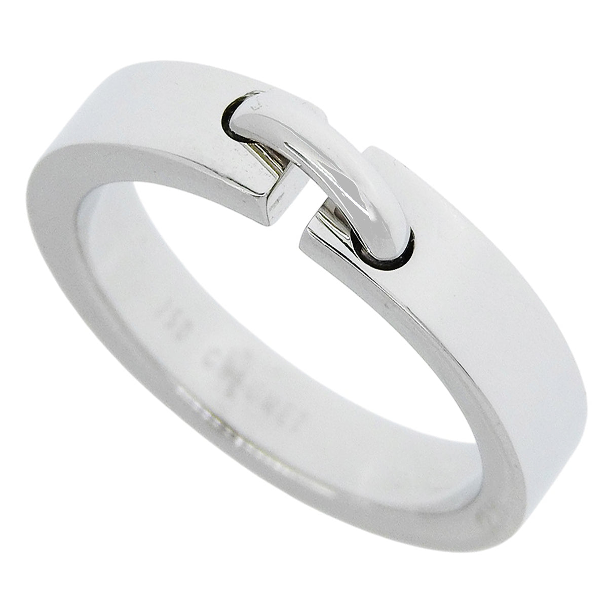 Liens Évidence Ring, 18K White Gold, Size 50 (US 5.5), 6.3g
