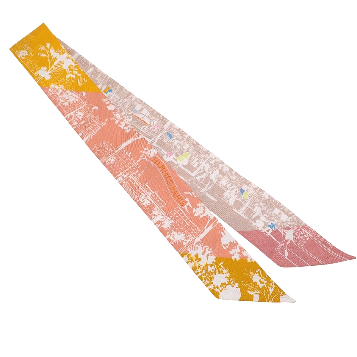 l'Ombre des Boulevards Twilly, silk, blush, jaune d'or, white