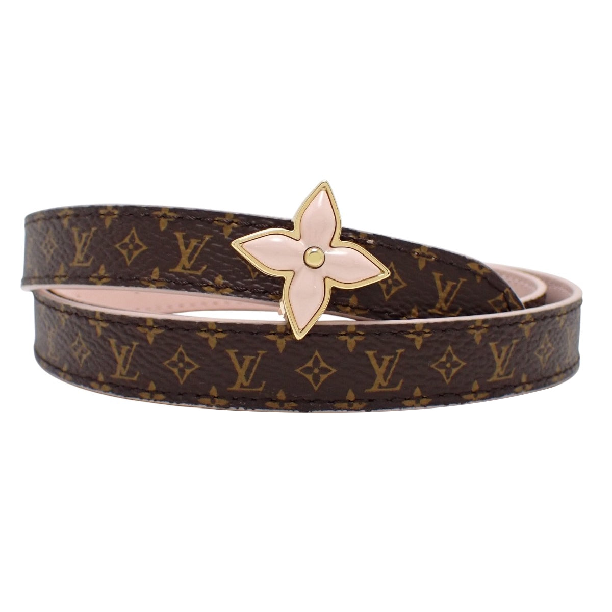 モノグラム ベルト・LV ミニ フラワーグラム 15MM リバーシブル 80/32 M8800