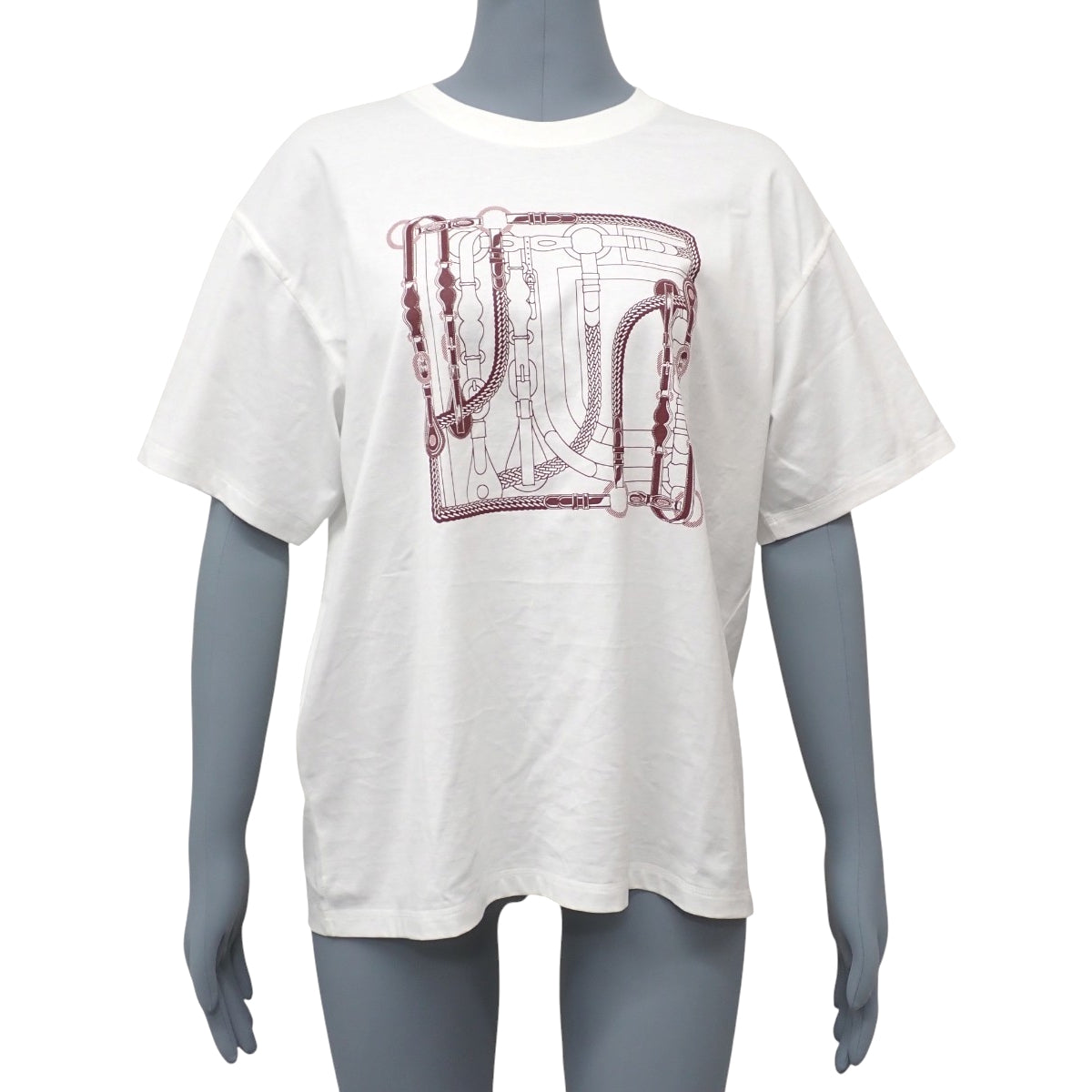 Tシャツ 2025年 38 半袖 トップス 馬具柄
