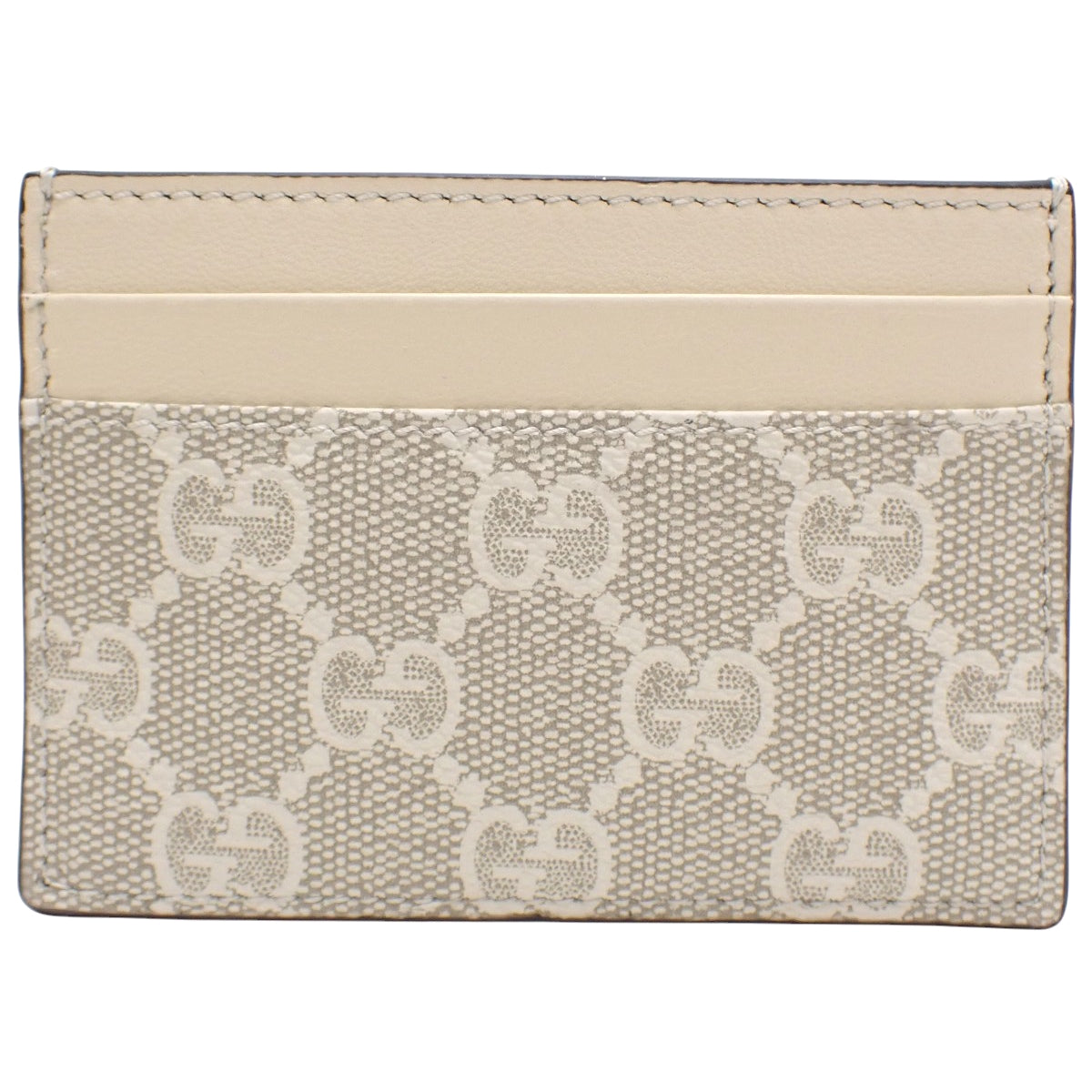 GG Supreme Card Case GG Supreme Canvas Leather Off-White 233166