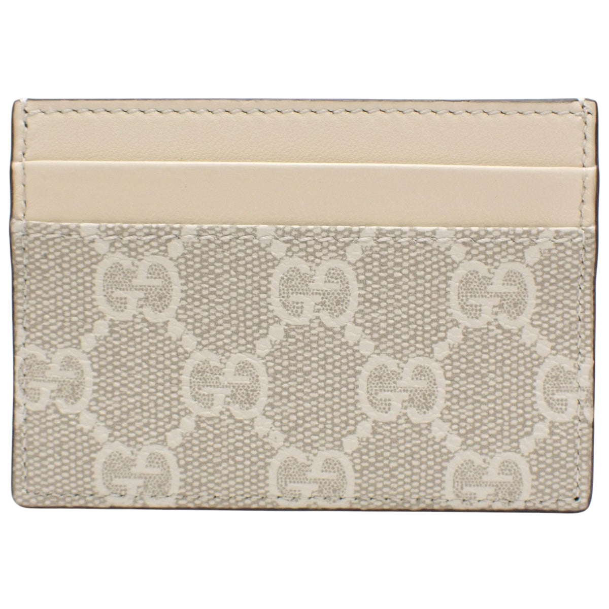 GG Supreme Card Case GG Supreme Canvas Leather Off-White 233166