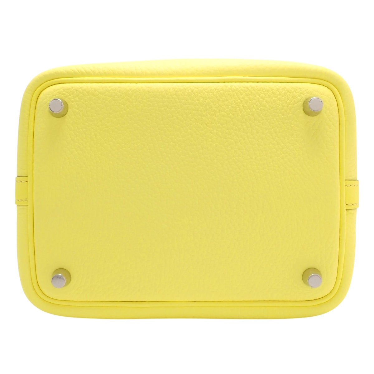 Picotin Lock PM, Taurillon Clemence, Palladium hardware, Lime, Silver hardware, W stamp