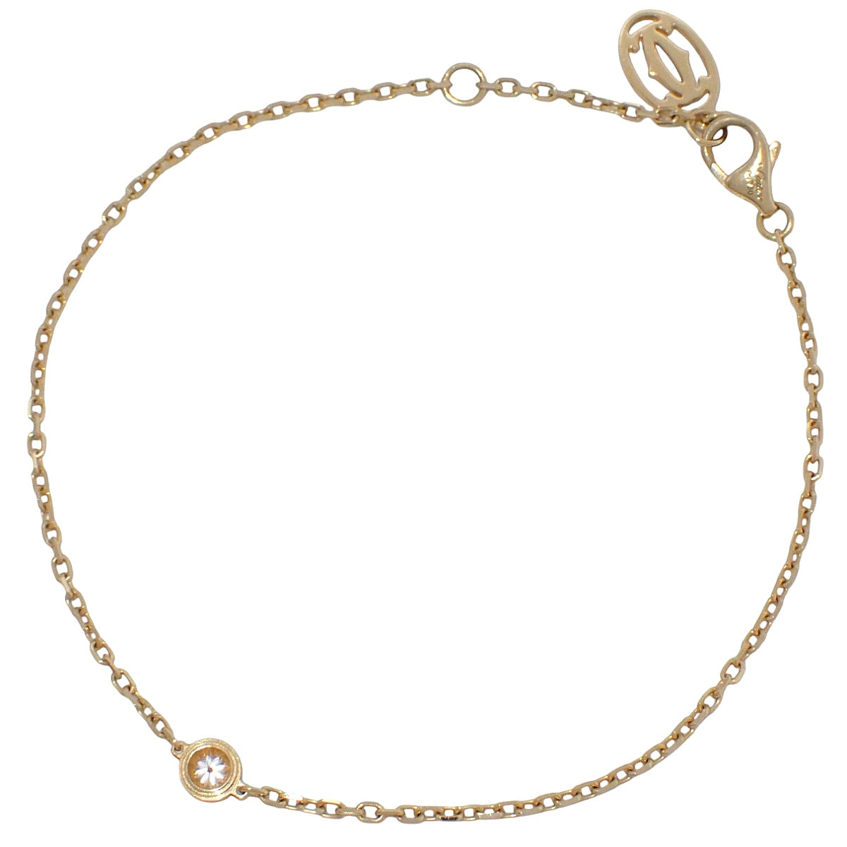 Damour Bracelet Small Model Diamond Yellow Gold K18YG 2.2g