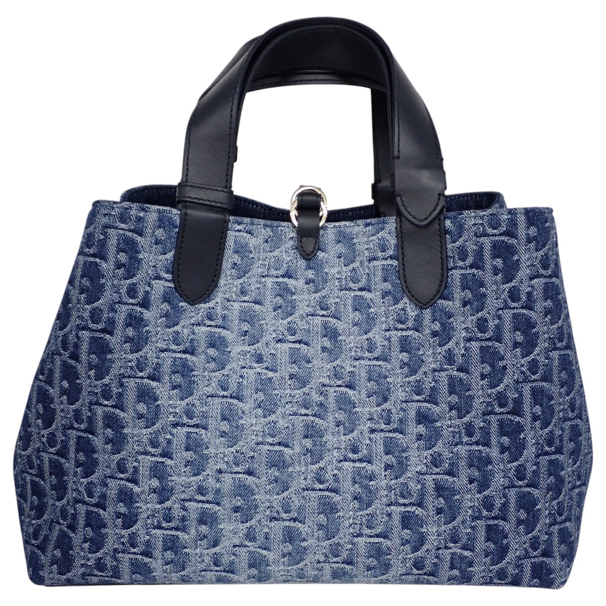 Dior Toujours バッグ ミディアム コットンデニム レザー デニム ディオール オブリーク ジャカード ブルー M2821ODCE_M49E