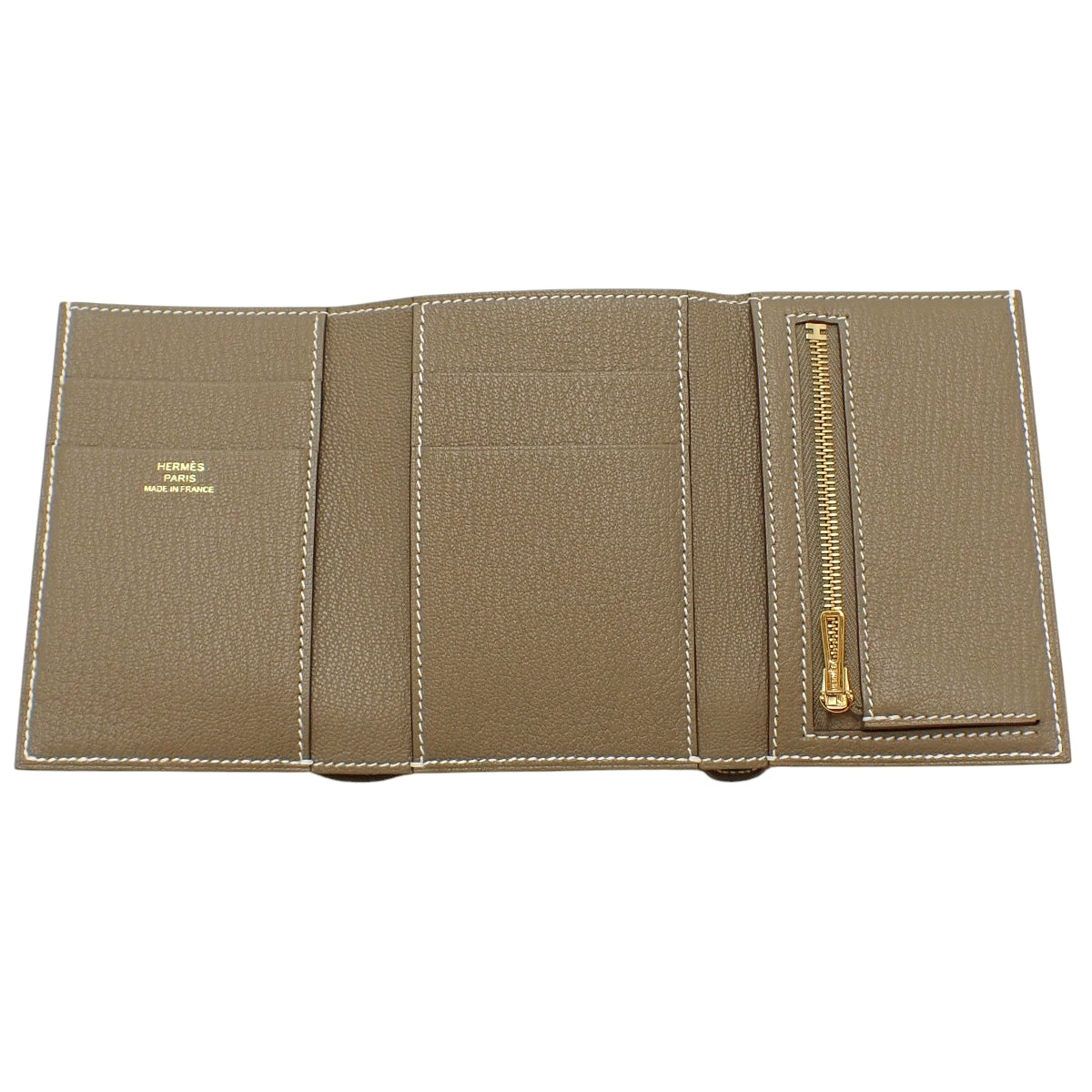 Bianconvi Bechamp de Lisle Etoupe/Etoupe Gold-Tone Hardware B Engraving