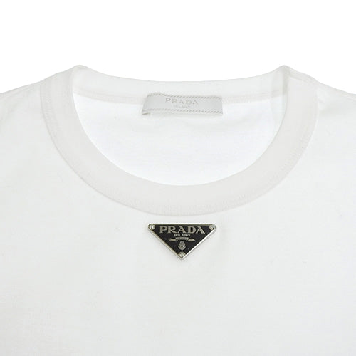Logo Plate T-Shirt Apparel Clothing Fashion Short Sleeve XS Cotton