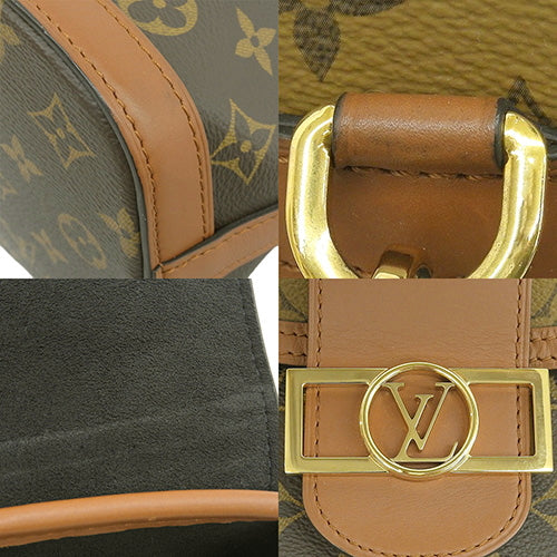 Monogram Dauphine Backpack, Monogram Canvas, Monogram Reverse, Brown, M45142, Backpack, Shoulder Bag