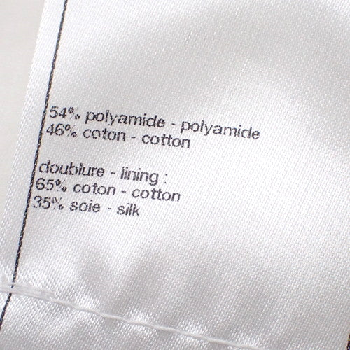 Coco Mark Pearl Button Tweed Jacket Size 40 P74